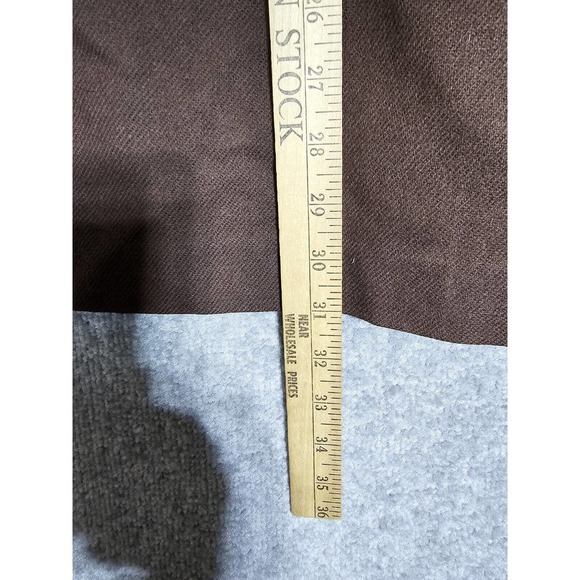Vintage Michele Wool‎ Long Maxi Skirt Womens Juniors Size 13/14 Brown Lined - Picture 9 of 9